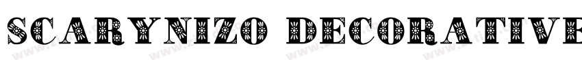 SCARYNIZO DECORATIVE字体转换